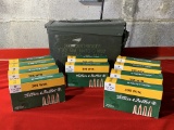 10 Boxes of Lellier & Bellot 308 180 Grain Ammunition with Ammo Case