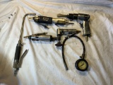 Group of Pneumatic Tools, Grinders, Air Chisel & More