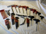 Large Group of Allen Wrenches, Mac T Handles