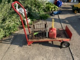 Dolly Cart with Metal Milk Basket