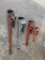 4 Pipe Wrenches including Rigid