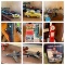 Group of Diecast Cars, Model Airplane, Lane Dresser Box, Holster & More