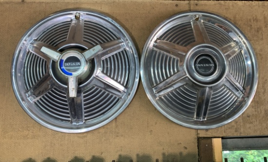 2 Mustang Hubcaps