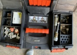 Black & Decker Rolling Tool Caddy & Contents