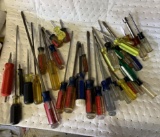 Large Group of Screwdrivers