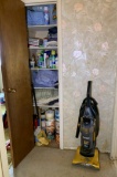 Hall Closet Clean Out - Eureka Vacuum, Cleaning Supplies, Sheets, Pillow Cases, Blankets & More