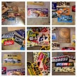 Stickers, Advertising, License Plates & More