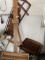 Drafting stand or Easel, Sled, hook on pulley, wooden pieces