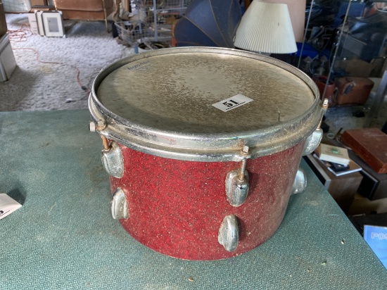 Vintage Maple Shell Drum with Sparkle