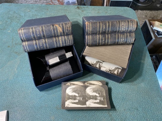Stereoview Set and Viewer in cases