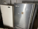 Two older fridge or freezer units