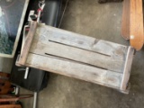 Antique wooden crate