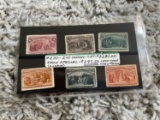 Rare group of stamps Columbian Exposition 1892