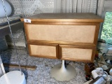 Vintage MCM Stereo Cabinet w/Tulip Base