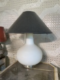 Retro Vintage Large Italian Glass Lamp