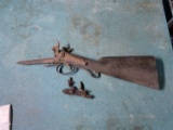 Part of a percussion shotgun PLUS Flintlock Mechanism