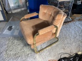 Vintage Retro Chair with Brass finish