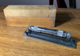 Starrett Machinist Level with Wooden Case