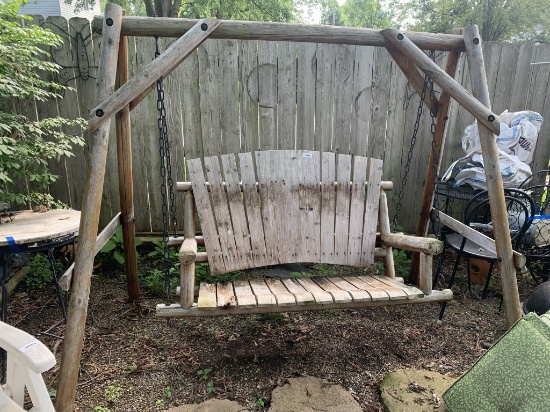 A Frame Rustic Swing