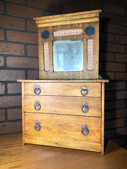 Nice Signed Doll Dresser.  See Photos