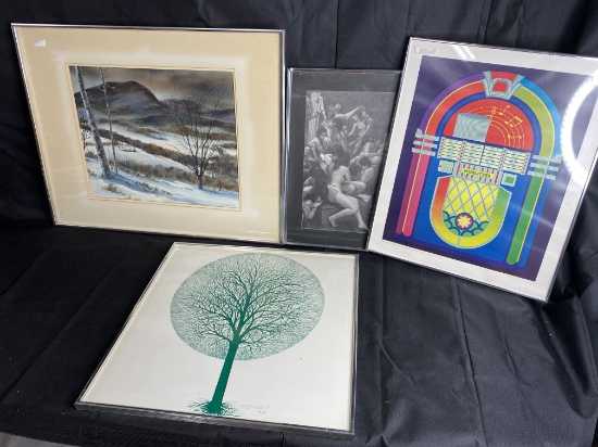 Group lot of assorted framed at