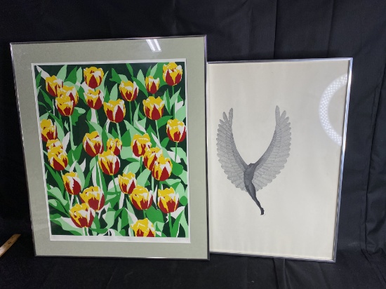 Tulips Silkscreen by Tuteur PLUS