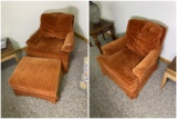 Pair of vintage upholstered chairs
