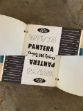 Vintage Pantera Parts Catalog, Membership Club paper