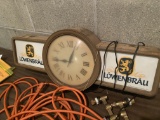 Lowenbrau Beer Sign Clock - Vintage