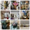 Large Group of Angels, Shelves, Decorative Items, Plant Stands & More. See Photos