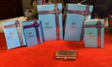 5 Vintage Boxes of Antonio Perfume & Pill Box