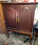Media Cabinet with Contents