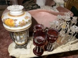 Assortment of Lamps & Candle Holders