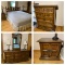 Henredon Fine Furniture Queen Bedroom Set with 2 Night Stands, Chest of Drawers, Dresser & Mirror