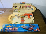 VIntage Hot Wheels G-Force Track & Hot Wheels Service Station