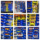 Large Group of Hot Wheels & Match Box Cars