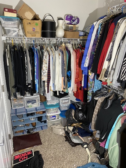 Closet contents lot