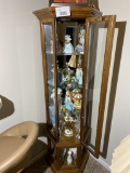 Curio Cabinet and contents lot
