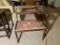 Gossip Bench & Drop Leaf Side Table