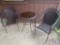 2 Rattan Chairs and Table