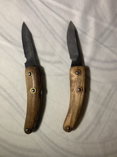 Custom Forged Knives from Vintage Filing Tools