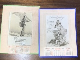 1953 & 1954 Vintage Calendars.  See photos for damage.