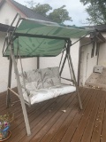 Porch Swing with Canopy