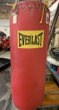 Everlast Punching Bag with Gloves