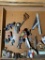 Cabinet Lot of Woodshop tools and more
