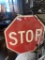 Vintage stop sign