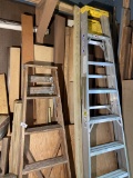 2 Ladders including 8' Aluminum