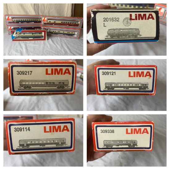 5 Vintage Lima Trains