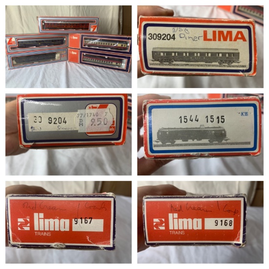 5 Vintage Lima Trains