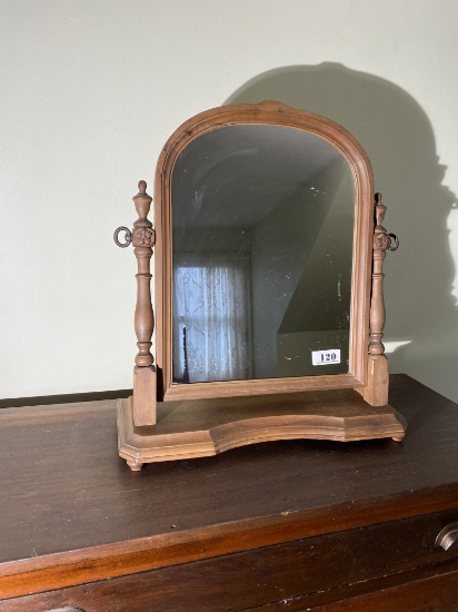 Antique Dresser Top Vanity Mirror